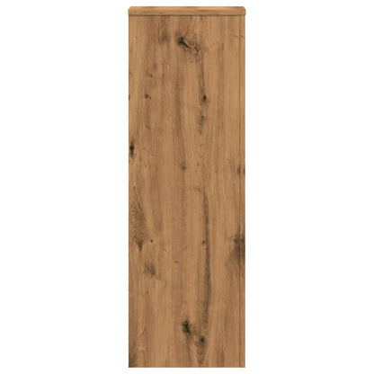 Supporti Piante 2 pz Rovere Artigianale 33x33x100cm Multistrato - homemem39