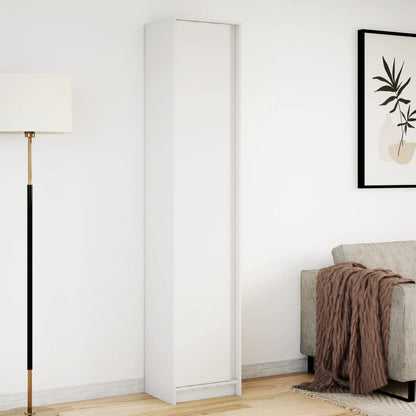 Credenza con LED Bianca 41,5x32,5x200 cm in Truciolato - homemem39