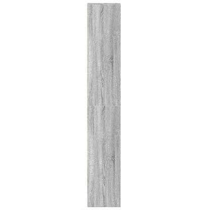 Credenza con LED Grigio Sonoma 69x32,5x200 cm in Truciolato - homemem39