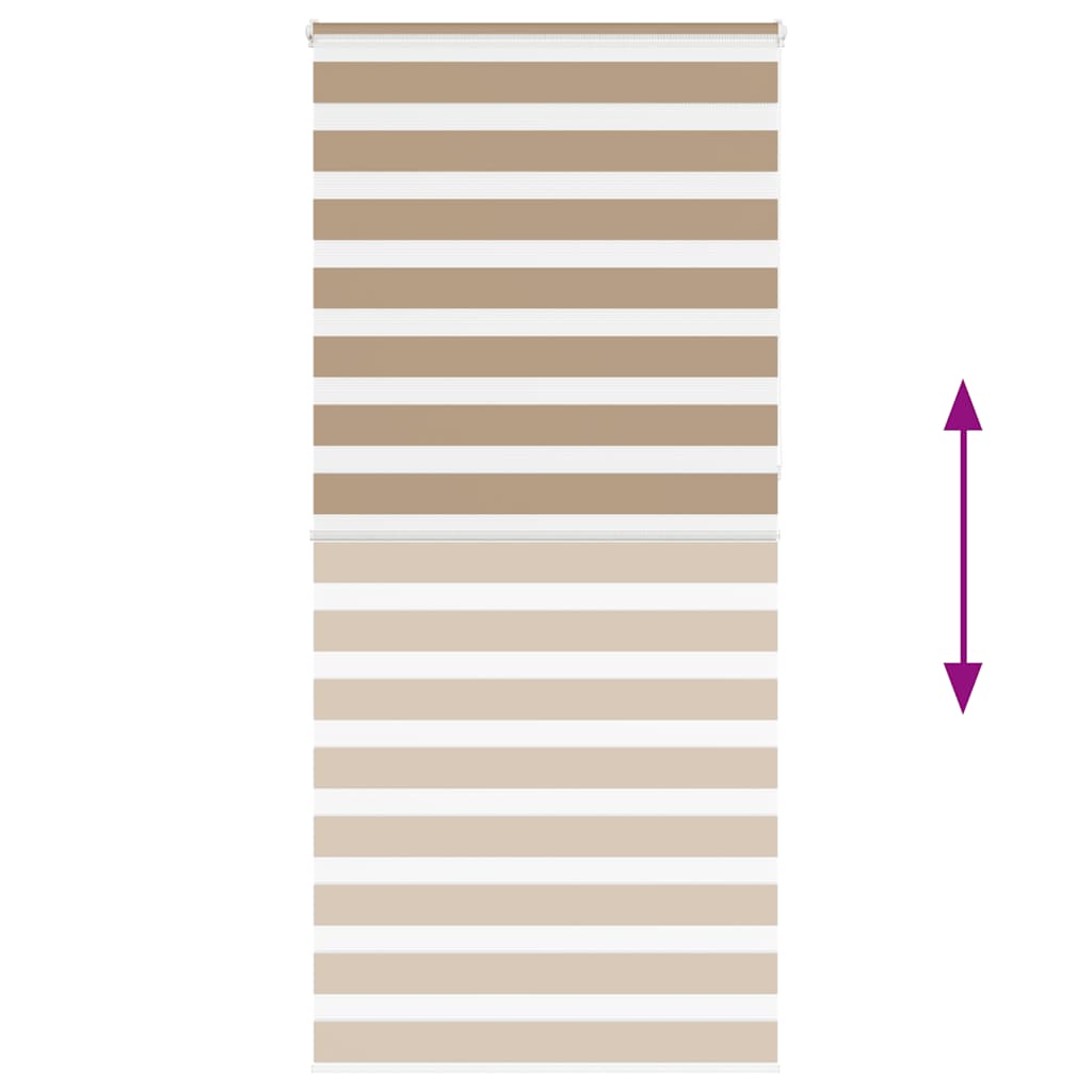 Tenda a Rullo Zebra Larghezza Tessuto 105,9 cm Poliestere