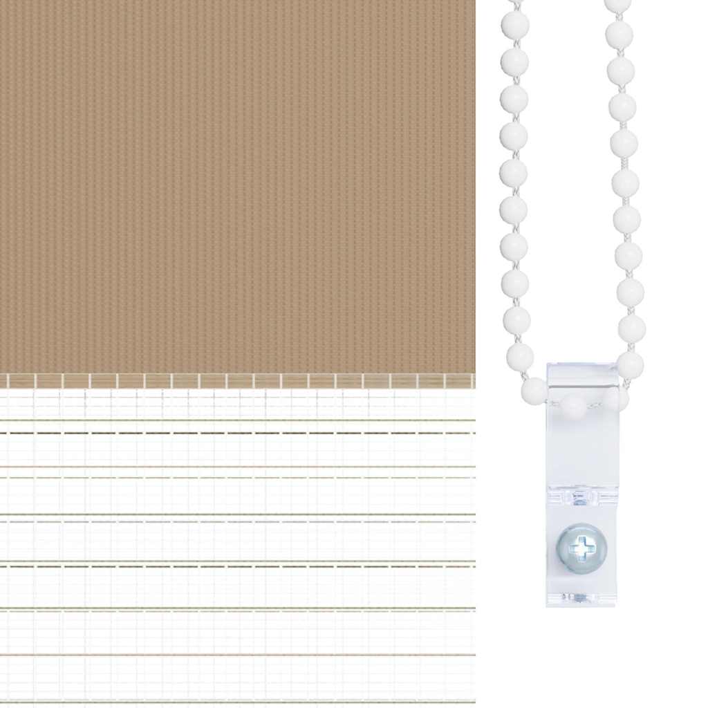 Tenda a Rullo Zebra Larghezza Tessuto 105,9 cm Poliestere