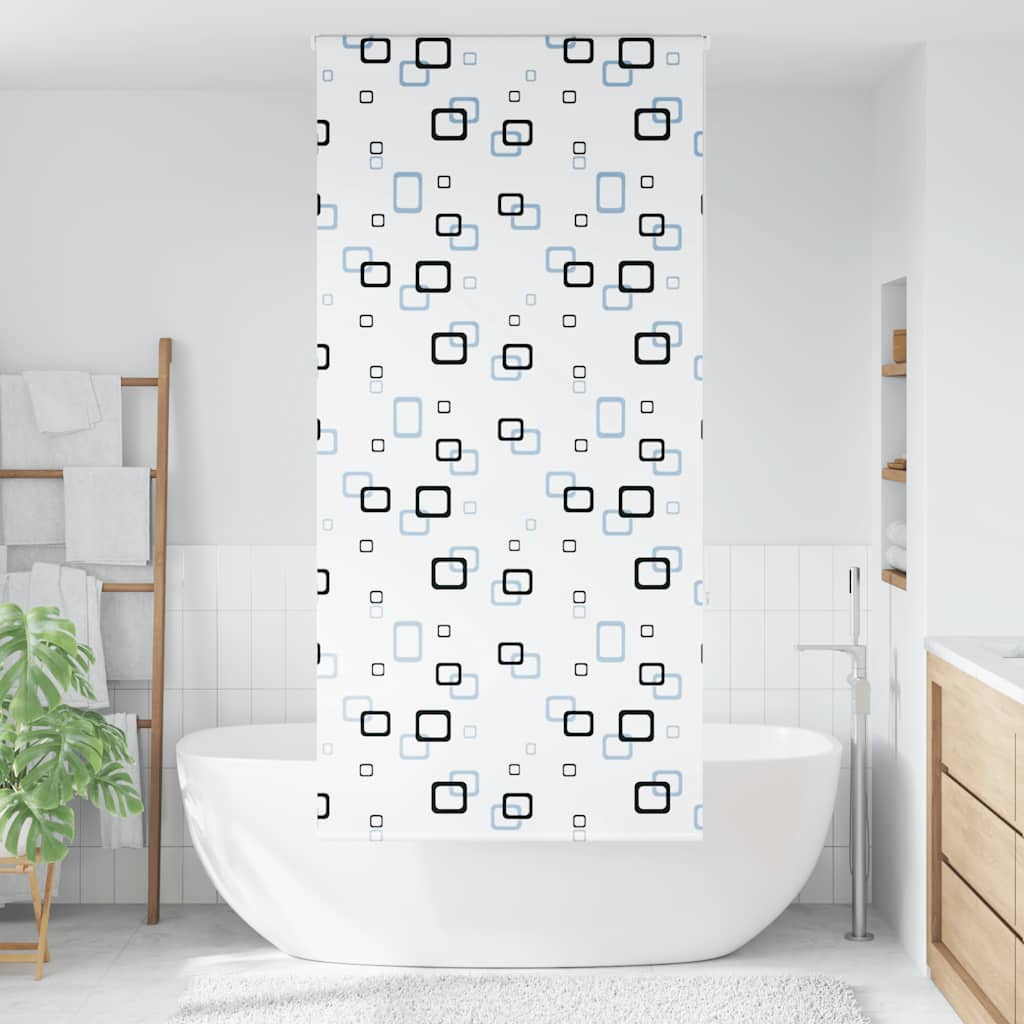 Tenda a Rullo Doccia 90x240 cm Larghezza Tessuto 86 cm | homemem39