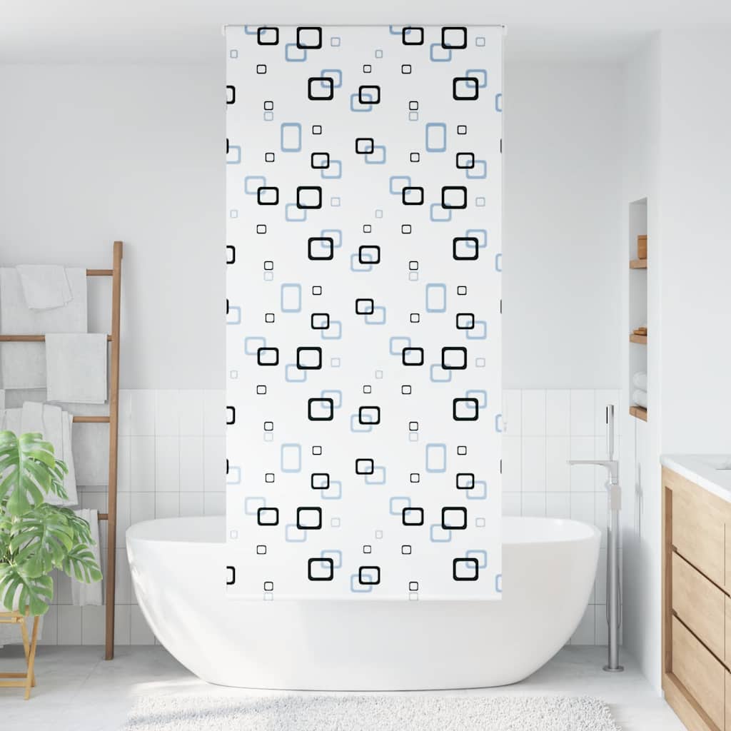 Tenda a Rullo Doccia 110x240 cm Larghezza Tessuto 106 cm | homemem39