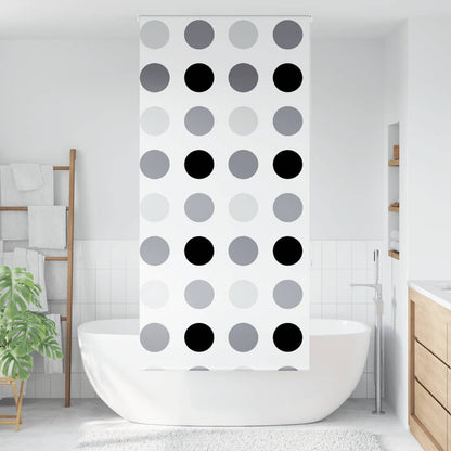Tenda a Rullo Doccia 90x240 cm Larghezza Tessuto 86 cm | homemem39