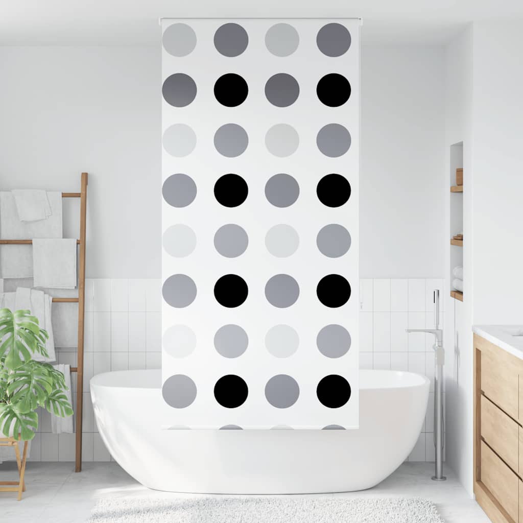 Tenda a Rullo Doccia 110x240 cm Larghezza Tessuto 106 cm | homemem39