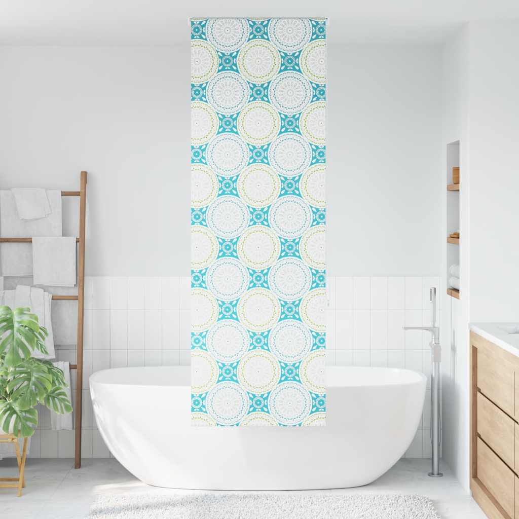Tenda a Rullo Doccia 80x240 cm Larghezza Tessuto 76 cm