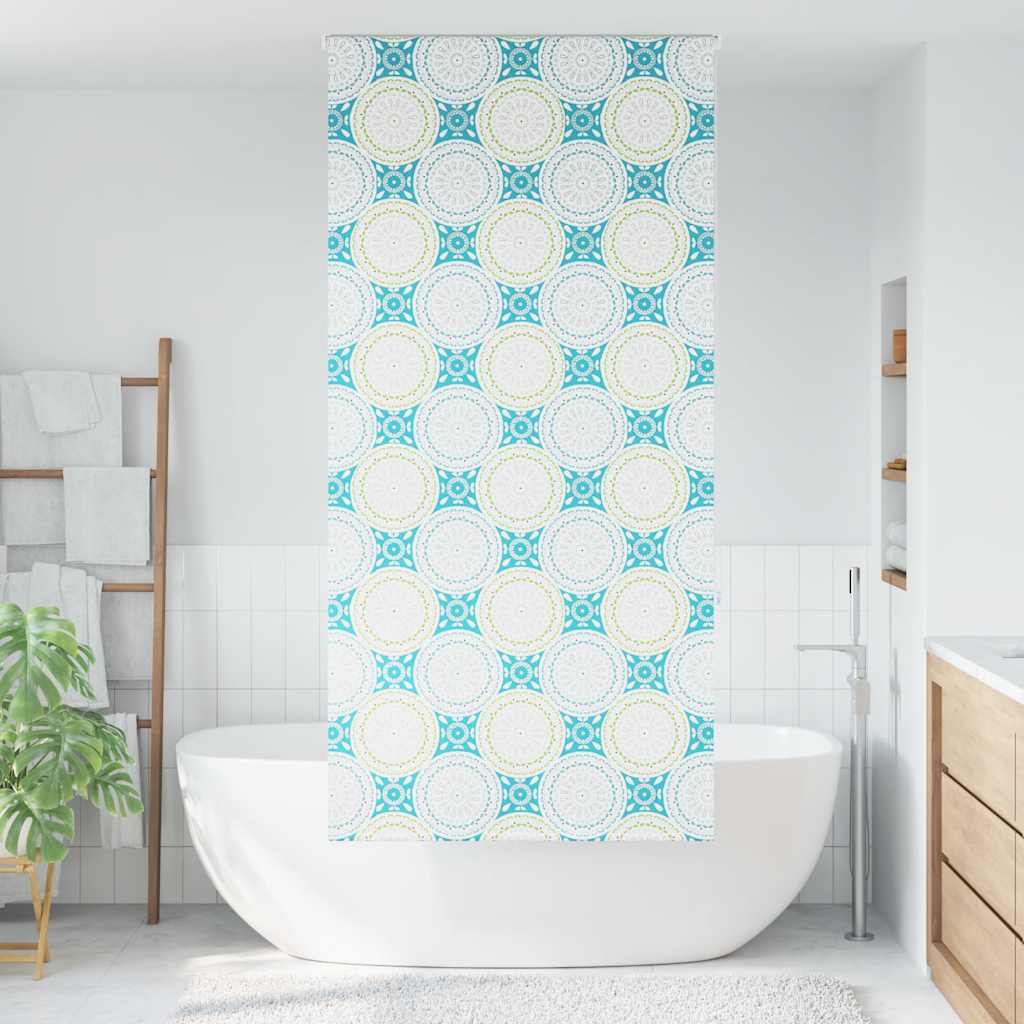 Tenda a Rullo Doccia 90x240 cm Larghezza Tessuto 86 cm | homemem39