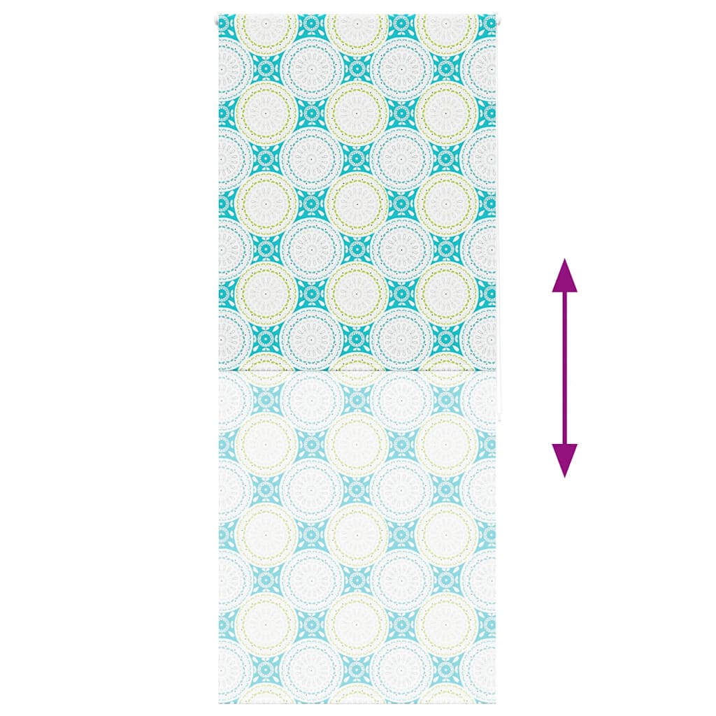 Tenda a Rullo Doccia 110x240 cm Larghezza Tessuto 106 cm | homemem39