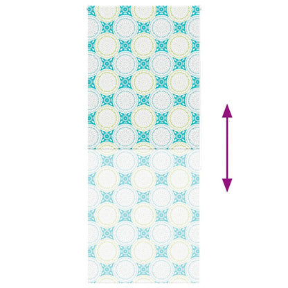 Tenda a Rullo Doccia 110x240 cm Larghezza Tessuto 106 cm | homemem39