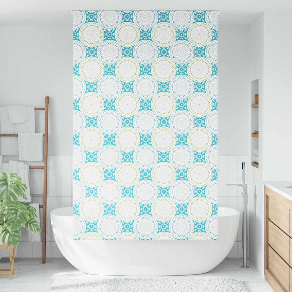 Tenda a Rullo Doccia 130x240 cm Larghezza Tessuto 126 cm | homemem39