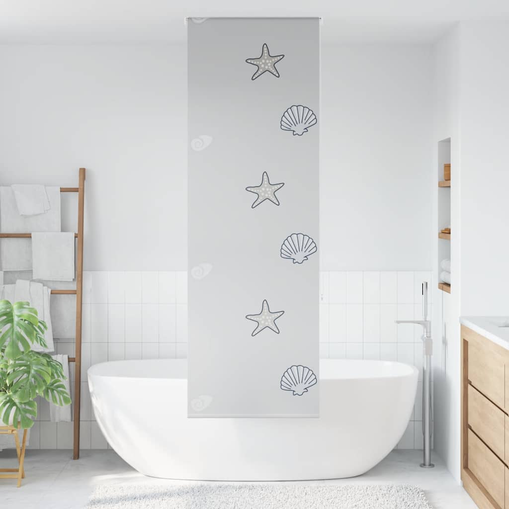 Tenda a Rullo Doccia 60x240 cm Larghezza Tessuto 56 cm