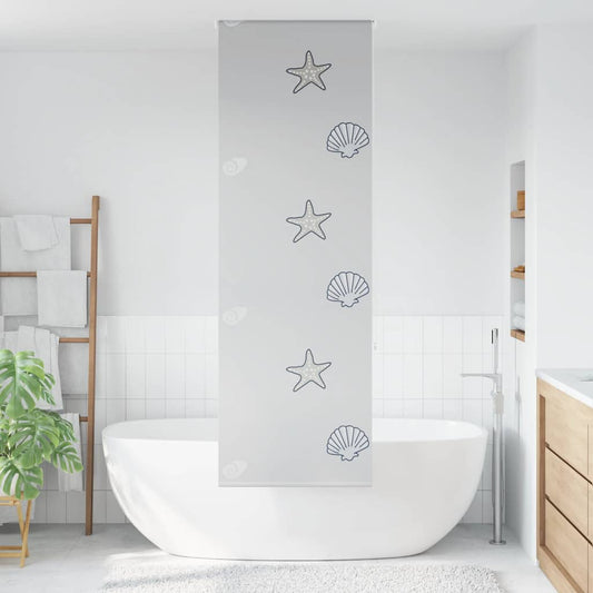 Tenda a Rullo Doccia 70x240 cm Larghezza Tessuto 66 cm