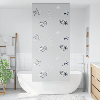 Tenda a Rullo Doccia 90x240 cm Larghezza Tessuto 86 cm | homemem39