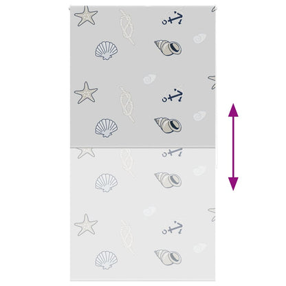 Tenda a Rullo Doccia 140x240 cm Larghezza Tessuto 136 cm