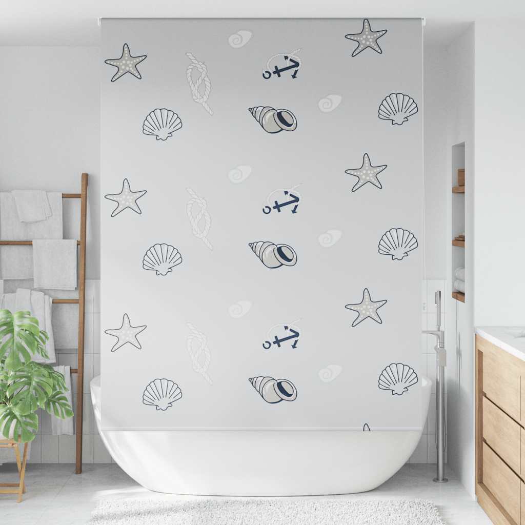 Tenda a Rullo Doccia 160x240 cm Larghezza Tessuto 156 cm | homemem39