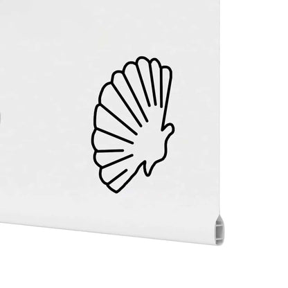 Tenda a Rullo Doccia 60x240 cm Larghezza Tessuto 56 cm