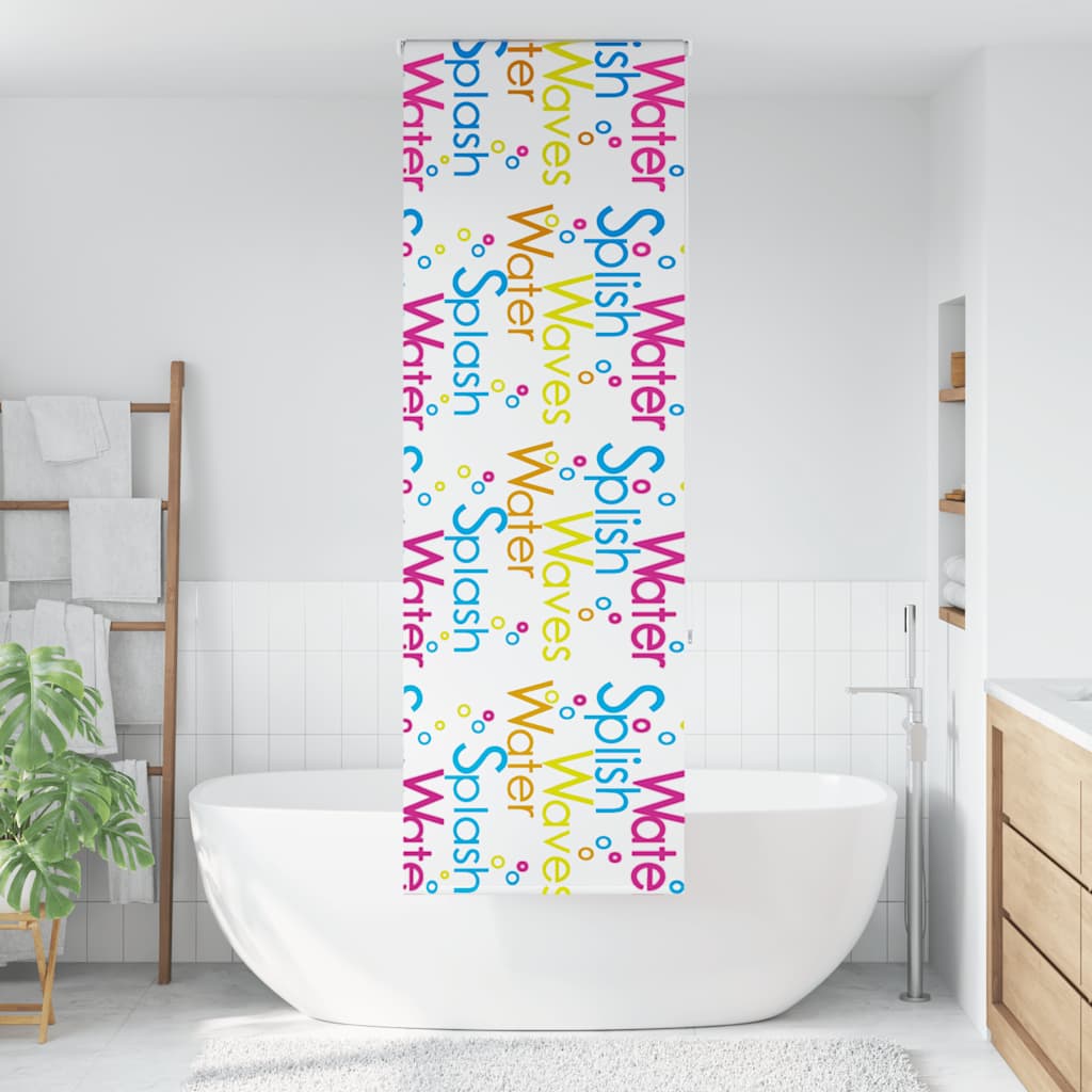 Tenda a Rullo Doccia 70x240 cm Larghezza Tessuto 66 cm | homemem39