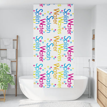 Tenda a Rullo Doccia 110x240 cm Larghezza Tessuto 106 cm | homemem39