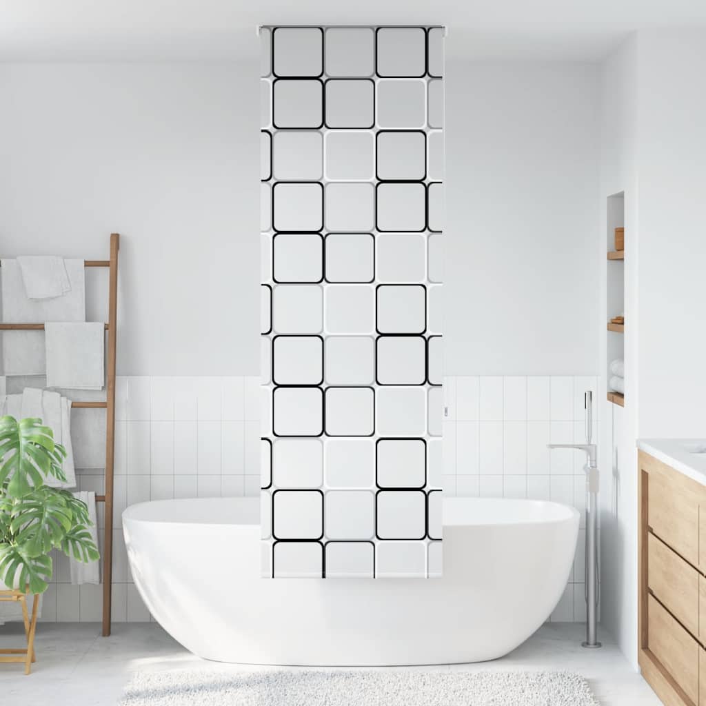 Tenda a Rullo Doccia 70x240 cm Larghezza Tessuto 66 cm | homemem39