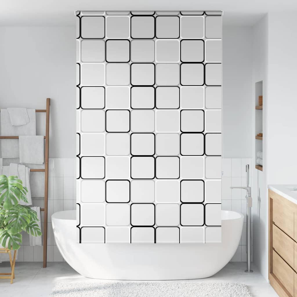 Tenda a Rullo Doccia 140x240 cm Larghezza Tessuto 136 cm | homemem39