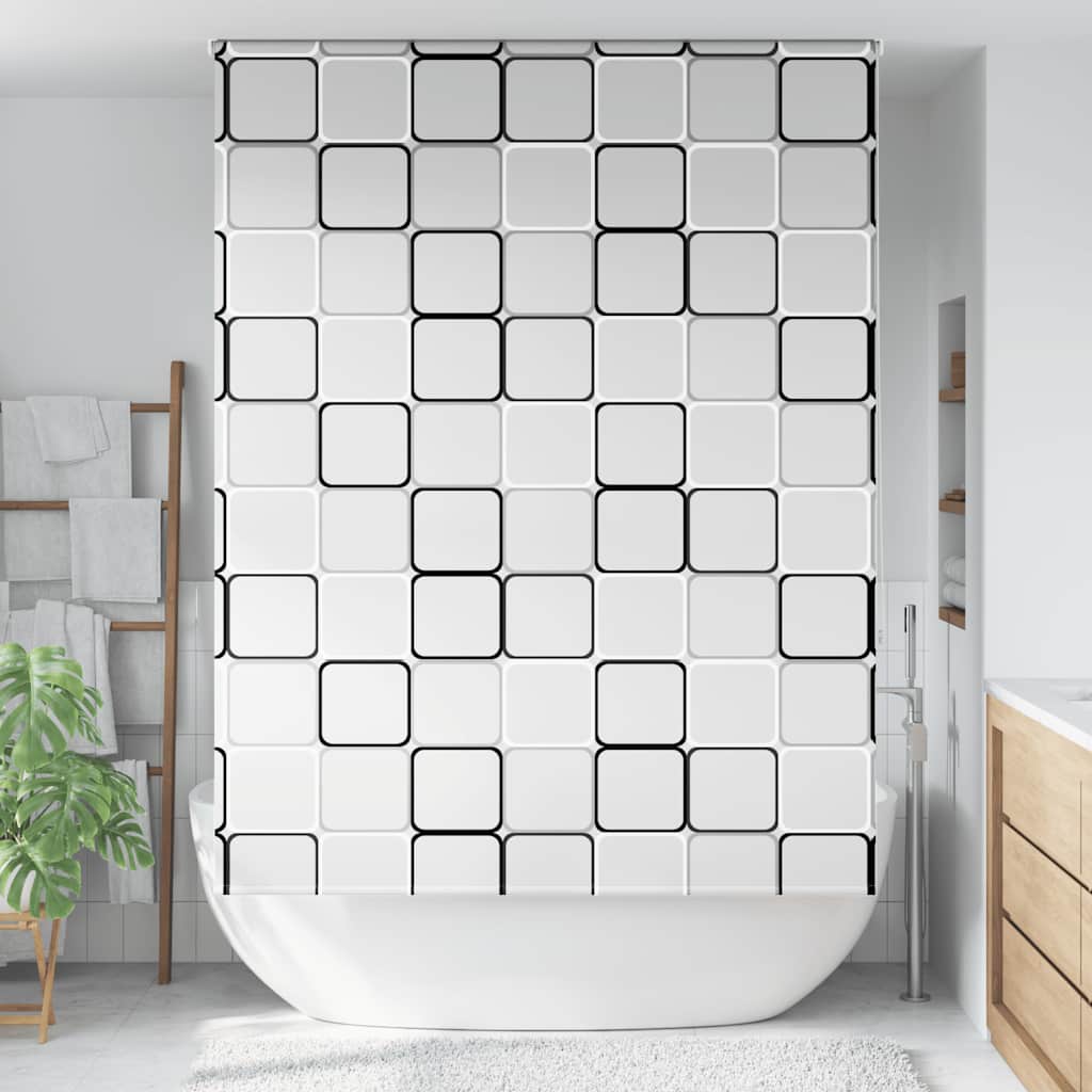 Tenda a Rullo Doccia 150x240 cm Larghezza Tessuto 146 cm | homemem39
