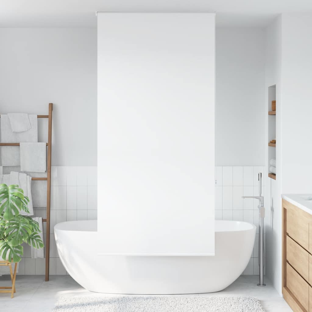 Tenda a Rullo Doccia 110x240 cm Larghezza Tessuto 106 cm | homemem39