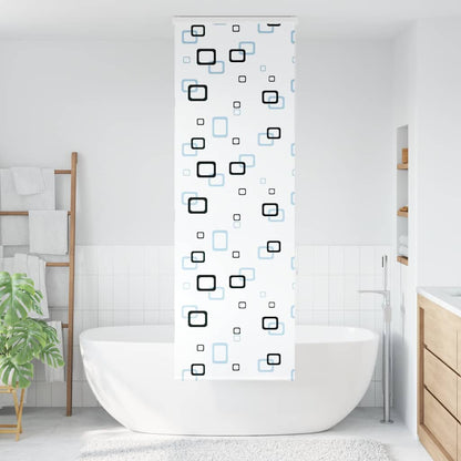Tenda a Rullo per Doccia Cassonetto 60x240 cm Larghezza Tessuto