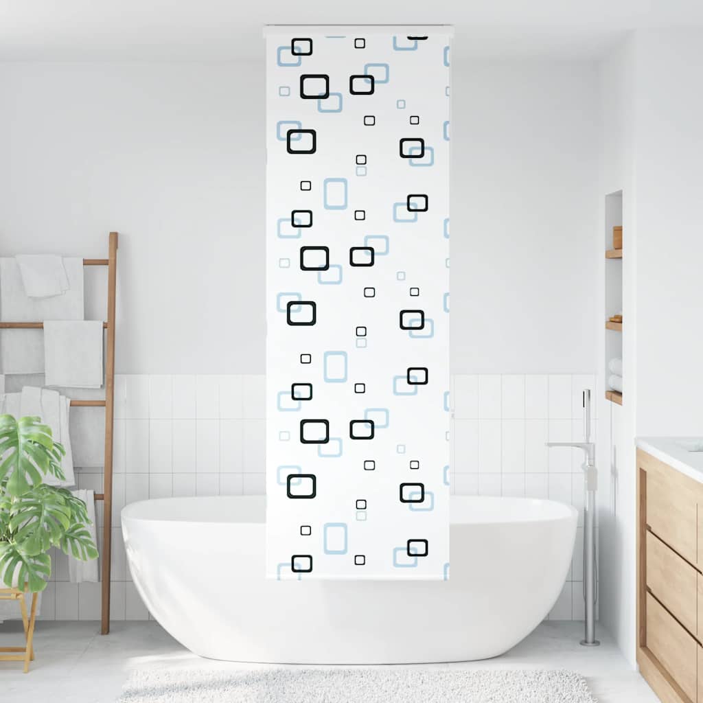 Tenda a Rullo per Doccia Cassonetto 80x240 cm Larghezza Tessuto | homemem39