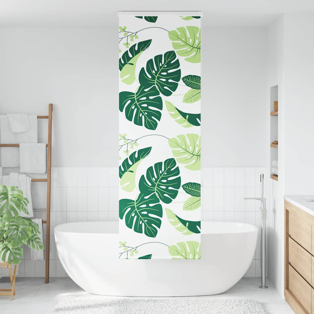 Tenda a Rullo per Doccia Cassonetto 80x240 cm Larghezza Tessuto | homemem39