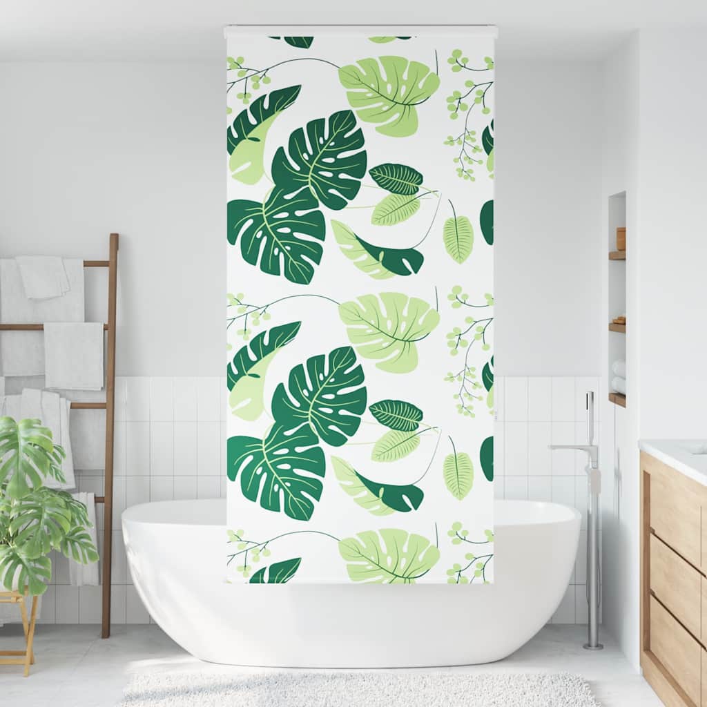 Tenda a Rullo Doccia Cassonetto 110x240 cm Larghezza Tessuto | homemem39