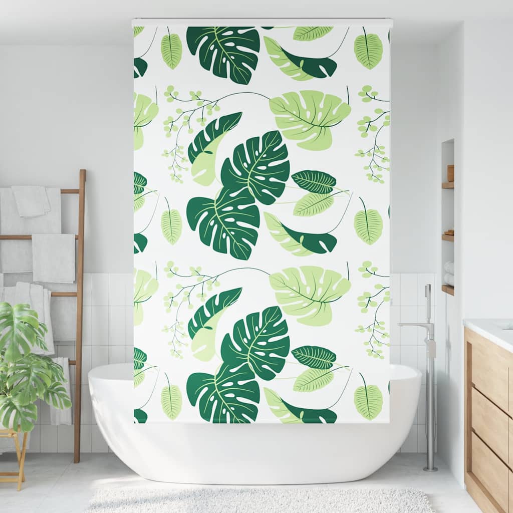 Tenda a Rullo Doccia con Cassonetto 130x240cm Larghezza Tessuto | homemem39