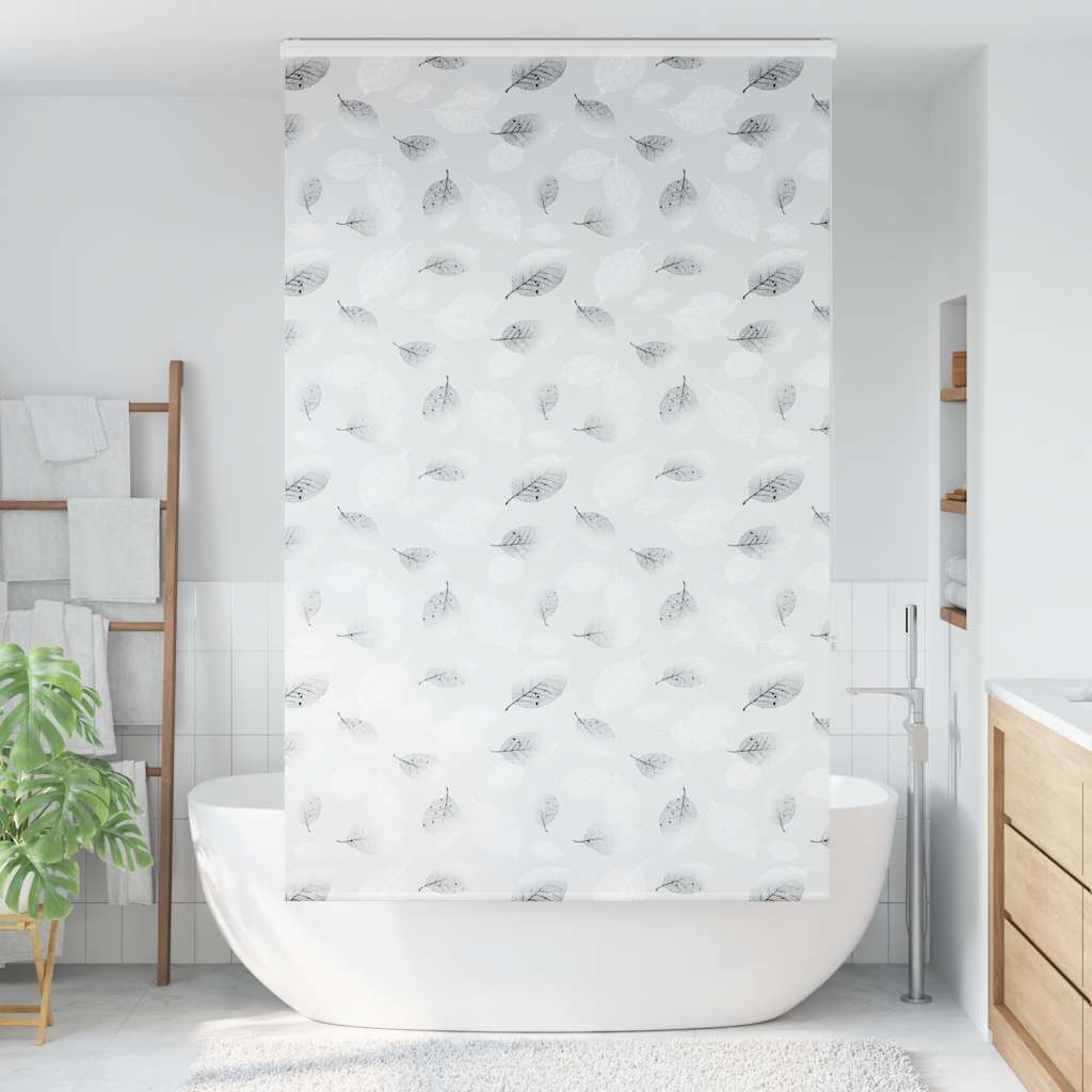 Tenda a Rullo Doccia con Cassonetto 130x240cm Larghezza Tessuto | homemem39