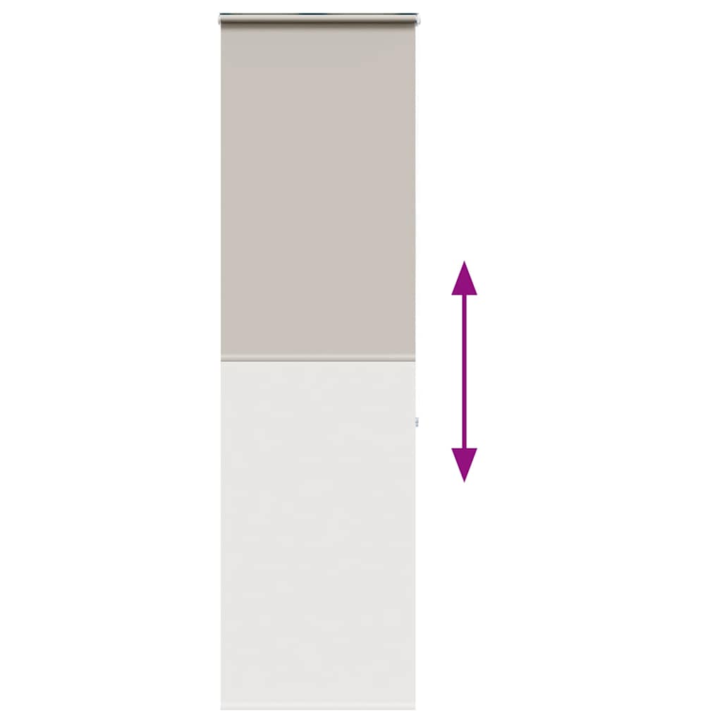 Tenda a Rullo Doccia con Cassonetto 70x240 cm Larghezza Tessuto