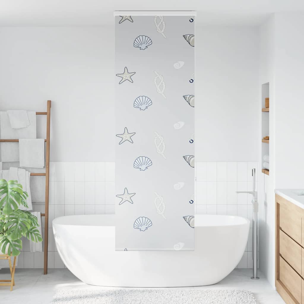 Tenda a Rullo per Doccia Cassonetto 60x240 cm Larghezza Tessuto | homemem39
