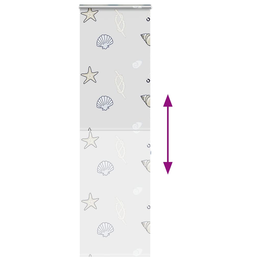 Tenda a Rullo Doccia con Cassonetto 70x240 cm Larghezza Tessuto | homemem39