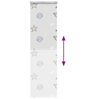 Tenda a Rullo Doccia con Cassonetto 70x240 cm Larghezza Tessuto | homemem39