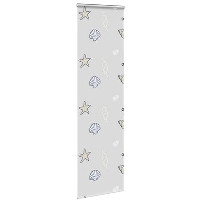 Tenda a Rullo per Doccia Cassonetto 80x240 cm Larghezza Tessuto
