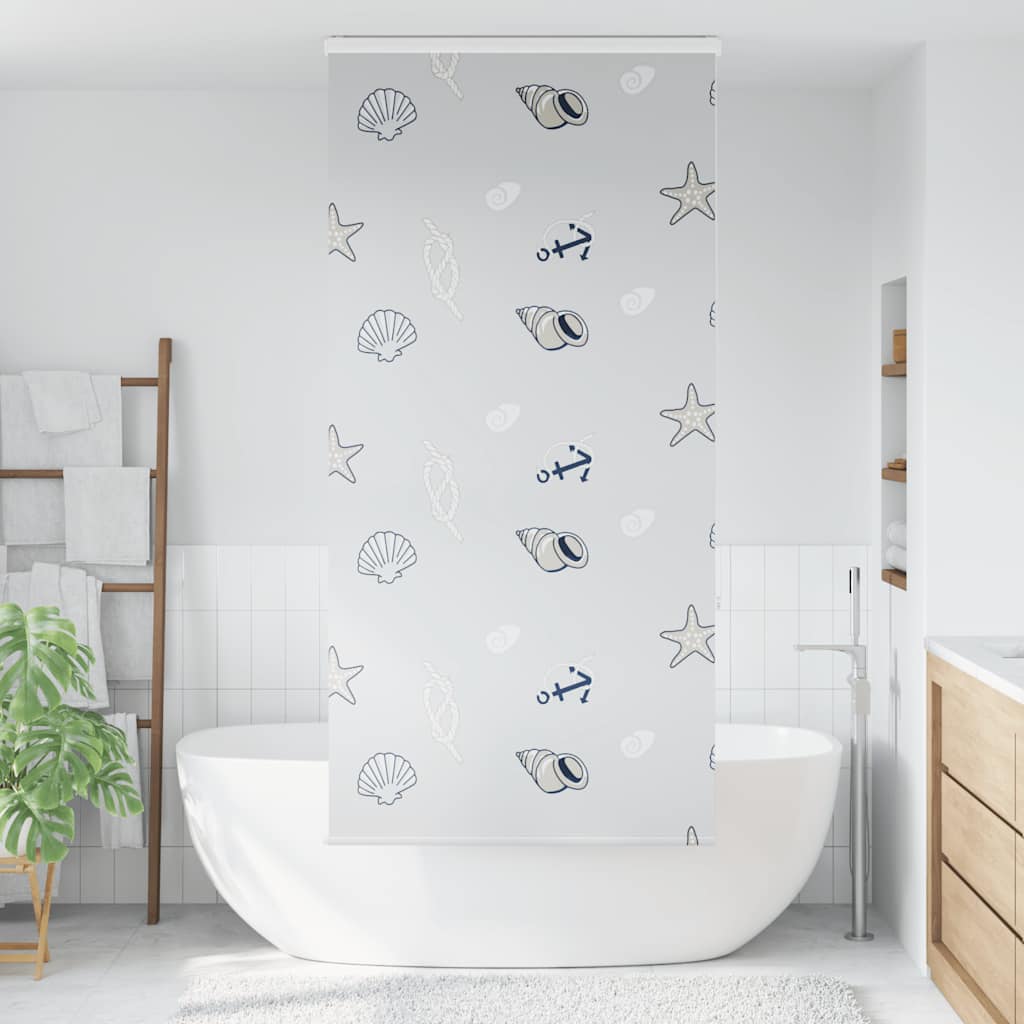 Tenda a Rullo Doccia Cassonetto 90x240 cm Larghezza Tessuto | homemem39