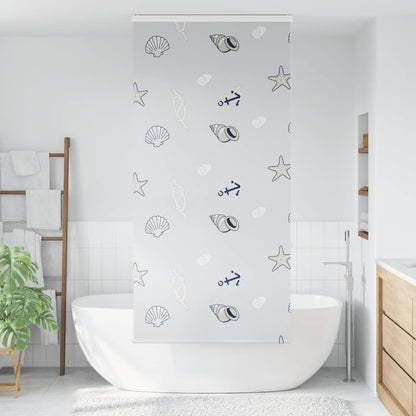 Tenda a Rullo Doccia Cassonetto 90x240 cm Larghezza Tessuto | homemem39