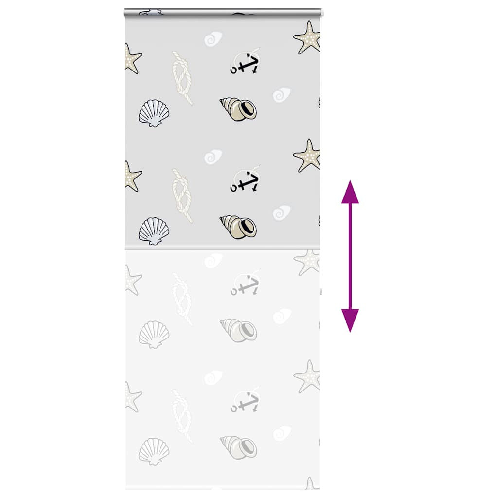 Tenda a Rullo Doccia con Cassonetto 100x240cm Larghezza Tessuto | homemem39