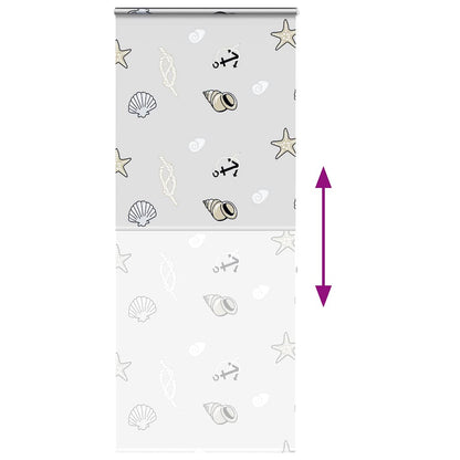 Tenda a Rullo Doccia con Cassonetto 100x240cm Larghezza Tessuto
