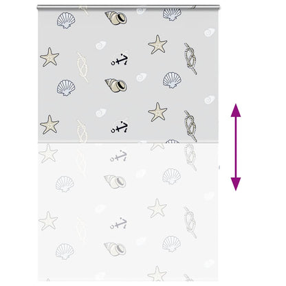 Tenda a Rullo Doccia Cassonetto 150x240 cm Larghezza Tessuto | homemem39