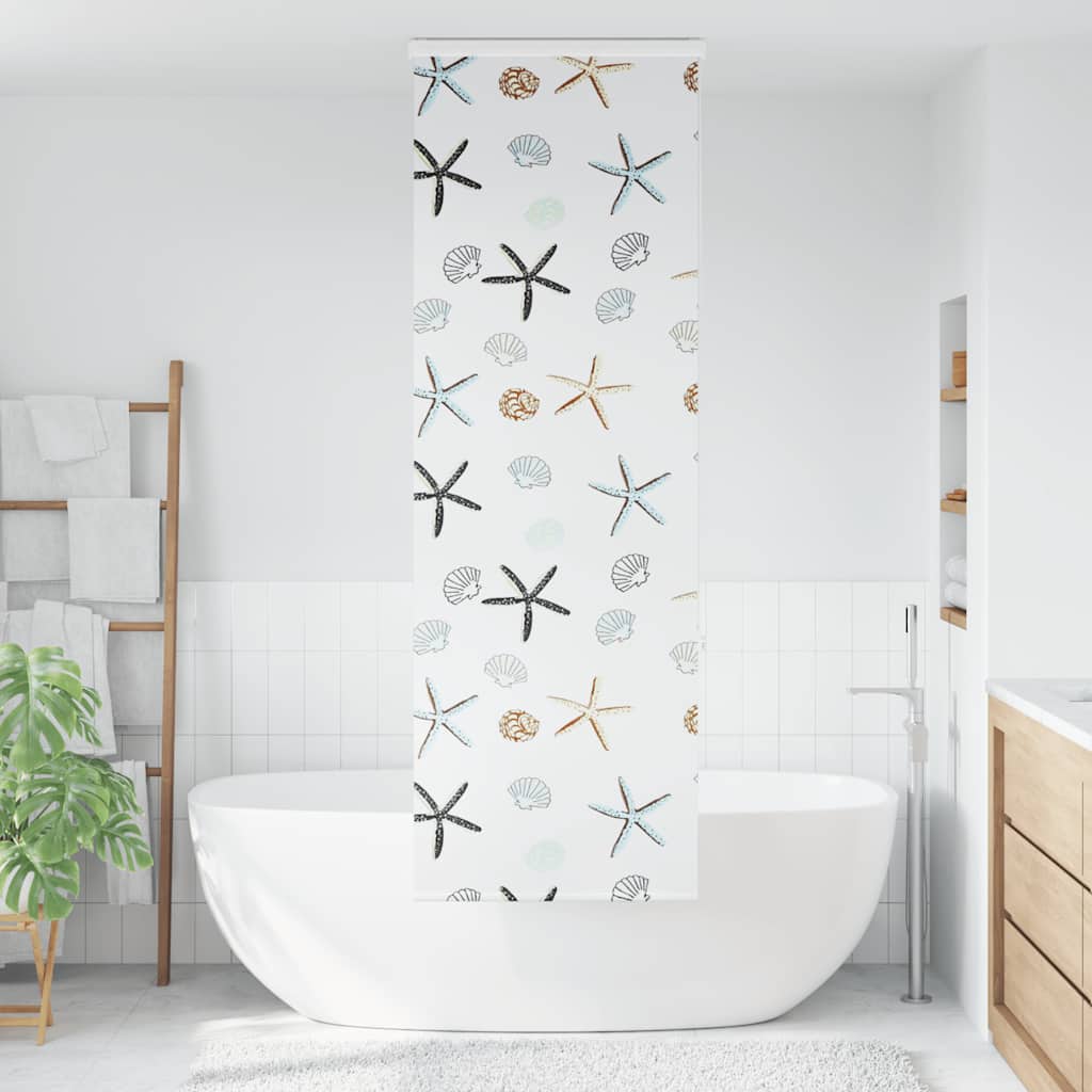 Tenda a Rullo per Doccia Cassonetto 80x240 cm Larghezza Tessuto | homemem39
