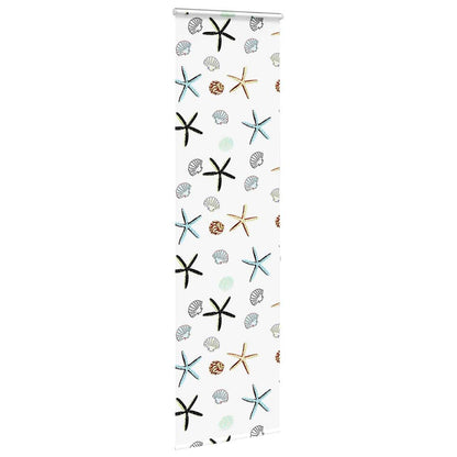 Tenda a Rullo per Doccia Cassonetto 80x240 cm Larghezza Tessuto