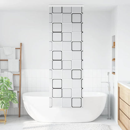 Tenda a Rullo per Doccia Cassonetto 60x240 cm Larghezza Tessuto | homemem39