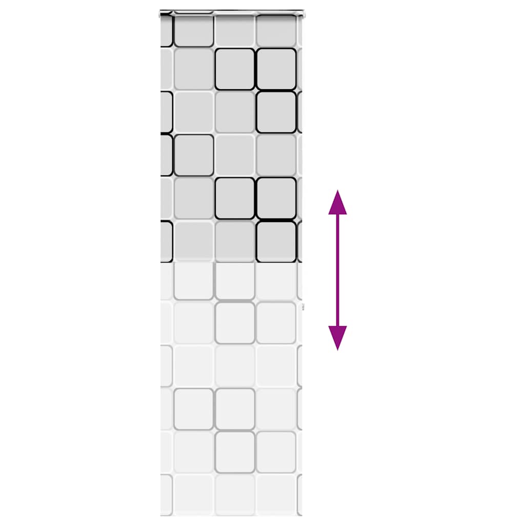 Tenda a Rullo per Doccia Cassonetto 60x240 cm Larghezza Tessuto | homemem39