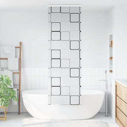 Tenda a Rullo Doccia con Cassonetto 70x240 cm Larghezza Tessuto | homemem39
