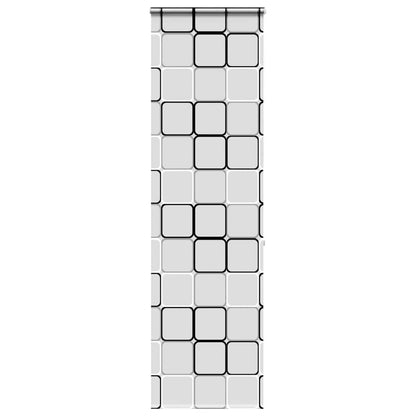 Tenda a Rullo per Doccia Cassonetto 80x240 cm Larghezza Tessuto