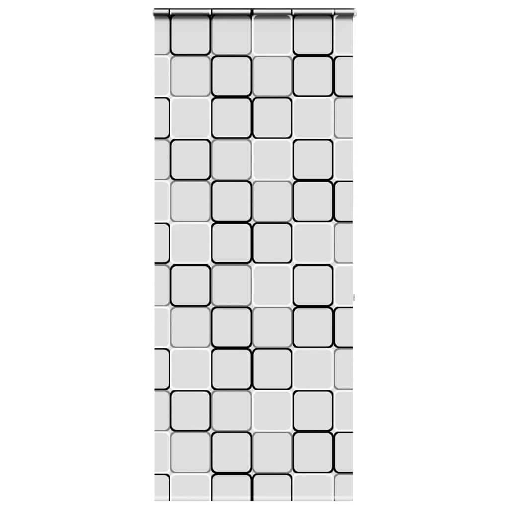 Tenda a Rullo Doccia con Cassonetto 100x240cm Larghezza Tessuto