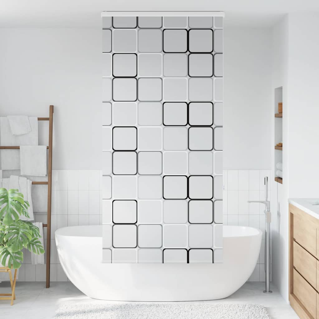 Tenda a Rullo Doccia Cassonetto 110x240 cm Larghezza Tessuto | homemem39